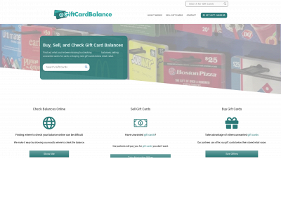 egiftcardbalance.com snapshot