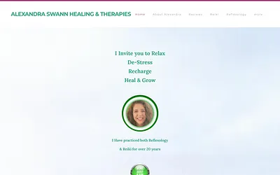 www.alexandraswannreflexology.co.uk snapshot