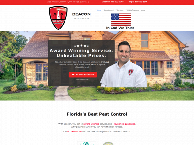 beaconpestservices.com snapshot