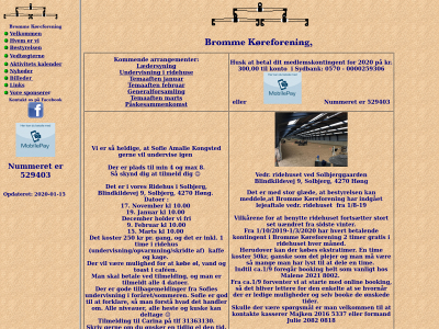 brommekoereforening.dk snapshot