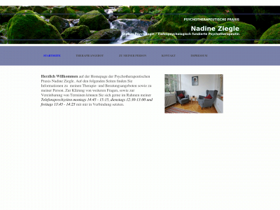 psychotherapie-ziegle.de snapshot