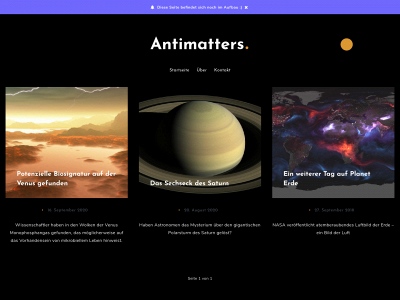 antimatters.net snapshot
