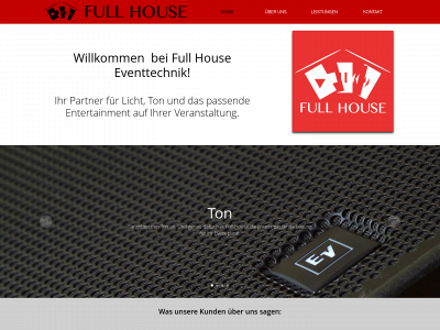 fullhouse-eventtechnik.de snapshot