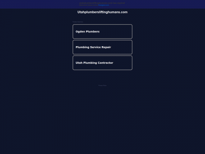 utahplumbersliftinghumans.com snapshot