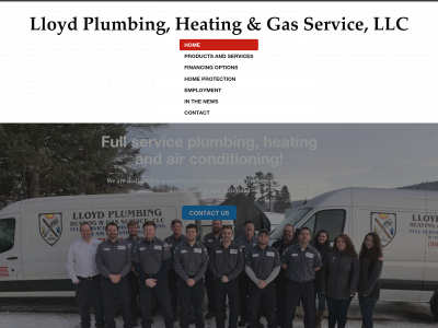 lloydplumbingandheating.com snapshot