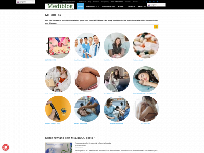 mediblog.in snapshot
