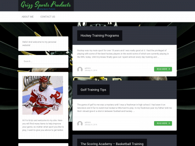 grizzsportsproducts.com snapshot