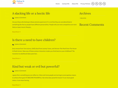 challengemedebators.com snapshot