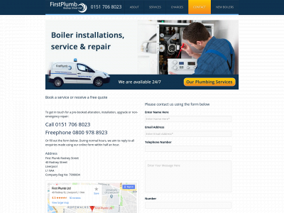firstplumb.co.uk snapshot