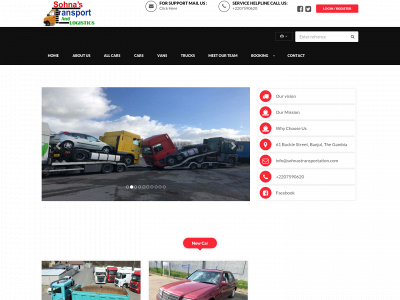 sohnastransportation.com snapshot