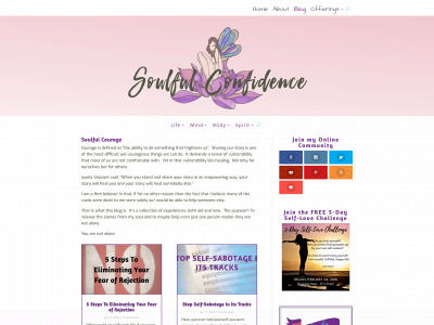 soulfulcourage.com snapshot