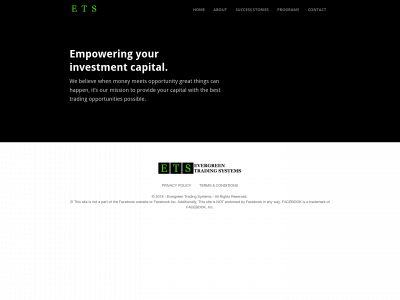 evergreentradingsystems.com snapshot