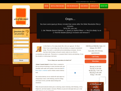 artofthesmile.com snapshot