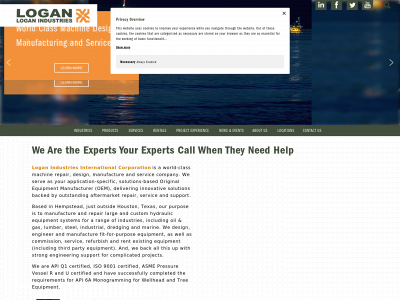 loganindustries.net snapshot