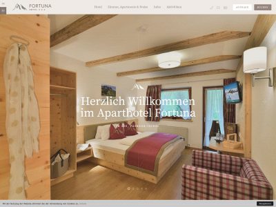 hotelfortuna.at snapshot