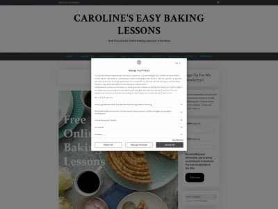 easyonlinebakinglessons.com snapshot