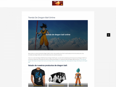 tiendadragonball.com snapshot
