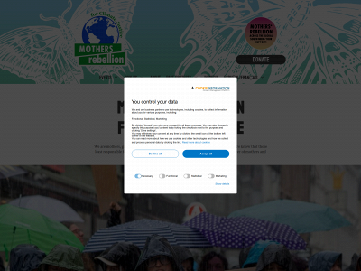 mothersrebellion.com snapshot