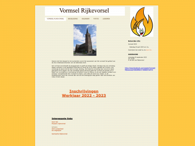vormselrijkevorsel.be snapshot