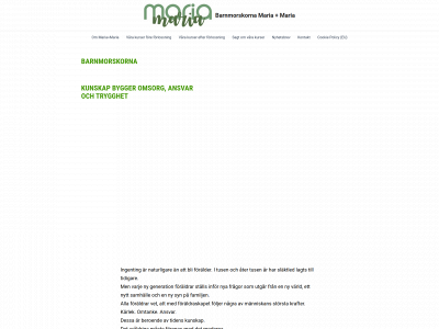 mariamaria.se snapshot