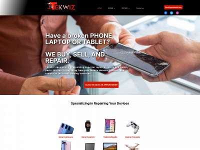tekwiz.pt snapshot