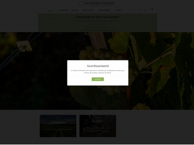 www.antoineolivier.wine snapshot