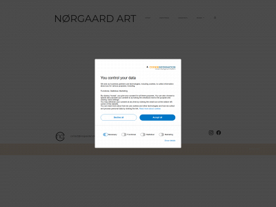 norgaardart.dk snapshot