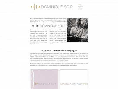 dominiquesoir.com snapshot
