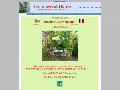 dordognebedandbreakfast.co.uk snapshot