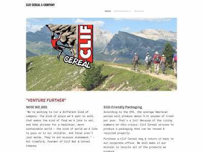 cliffcereal.weebly.com snapshot