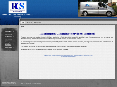 rustingtoncleaningservices.co.uk snapshot