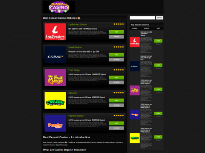 bestdepositcasino.com snapshot