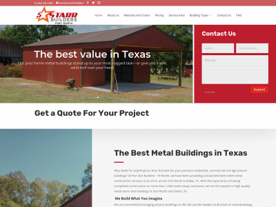 metalshopsandbarns.com snapshot