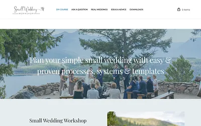 www.smallweddingworkshop.com snapshot