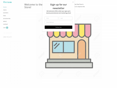 ocramstore.weebly.com snapshot