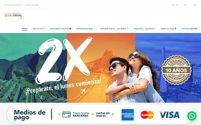 clickandtravel.cl snapshot