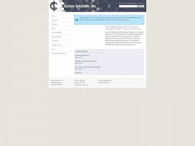 carbonsolution.com snapshot