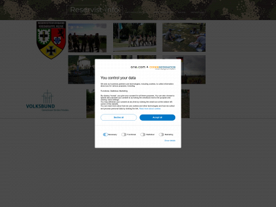 reservist.info snapshot
