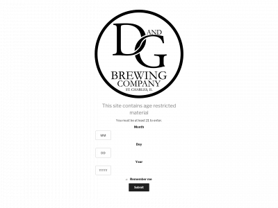 dandgbrewing.com snapshot