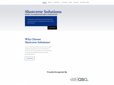 shotcretesolutions.com snapshot