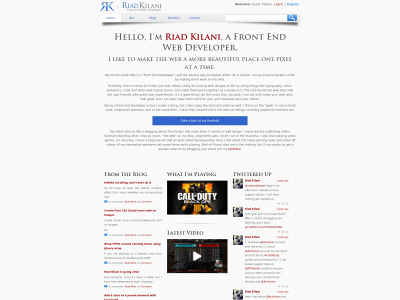 riadkilani.com snapshot