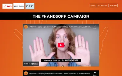 handsoffcampaign.com snapshot