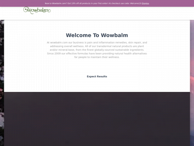 wowbalm.com snapshot