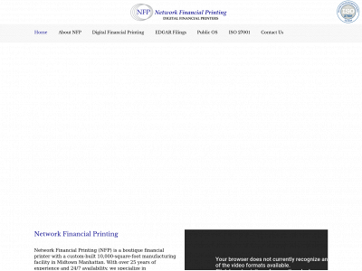 networkfinancialprint.com snapshot