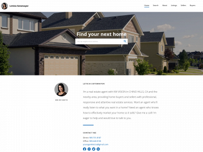 www.leticiasotomayorrealtor.com snapshot