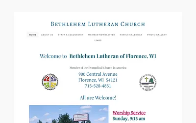 www.bethlehemlutheranflorence.org snapshot