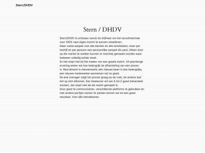 sterndhdv.nl snapshot