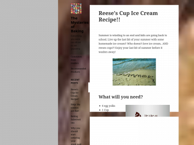 themysteriesofbaking.com snapshot