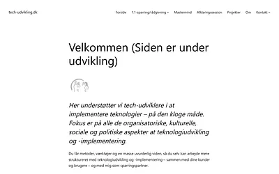 tech-udvikling.dk snapshot