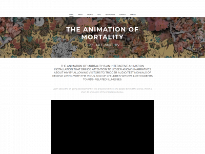 www.animationofmortality.com snapshot